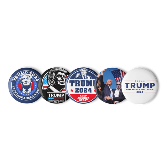 Set of Trump pins